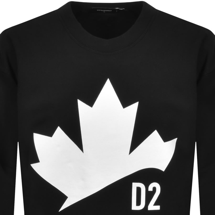 Alternative Image for ProductDSQUARED2 Crew Neck Sweatshirt Black2